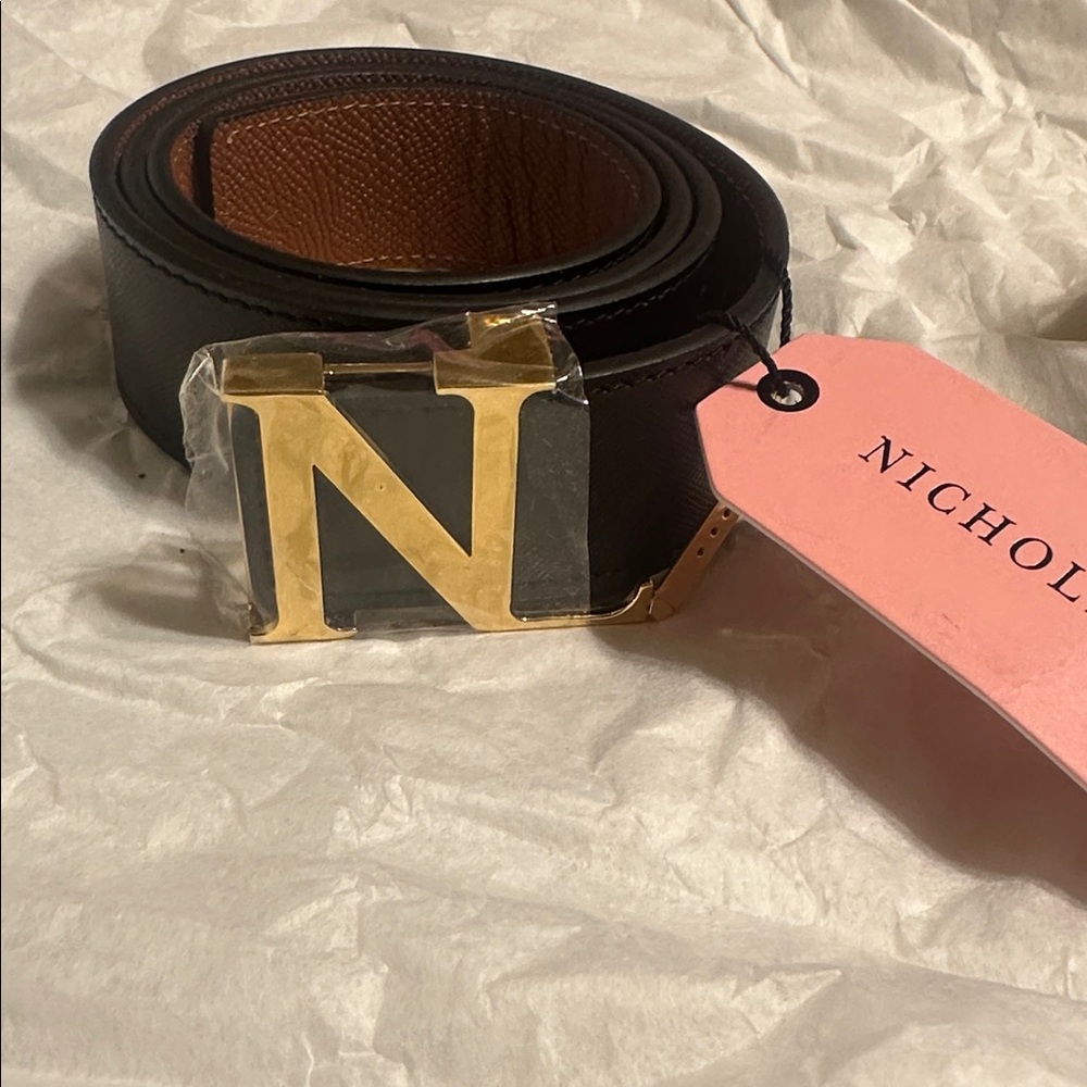 Nichole Lynel leather belt